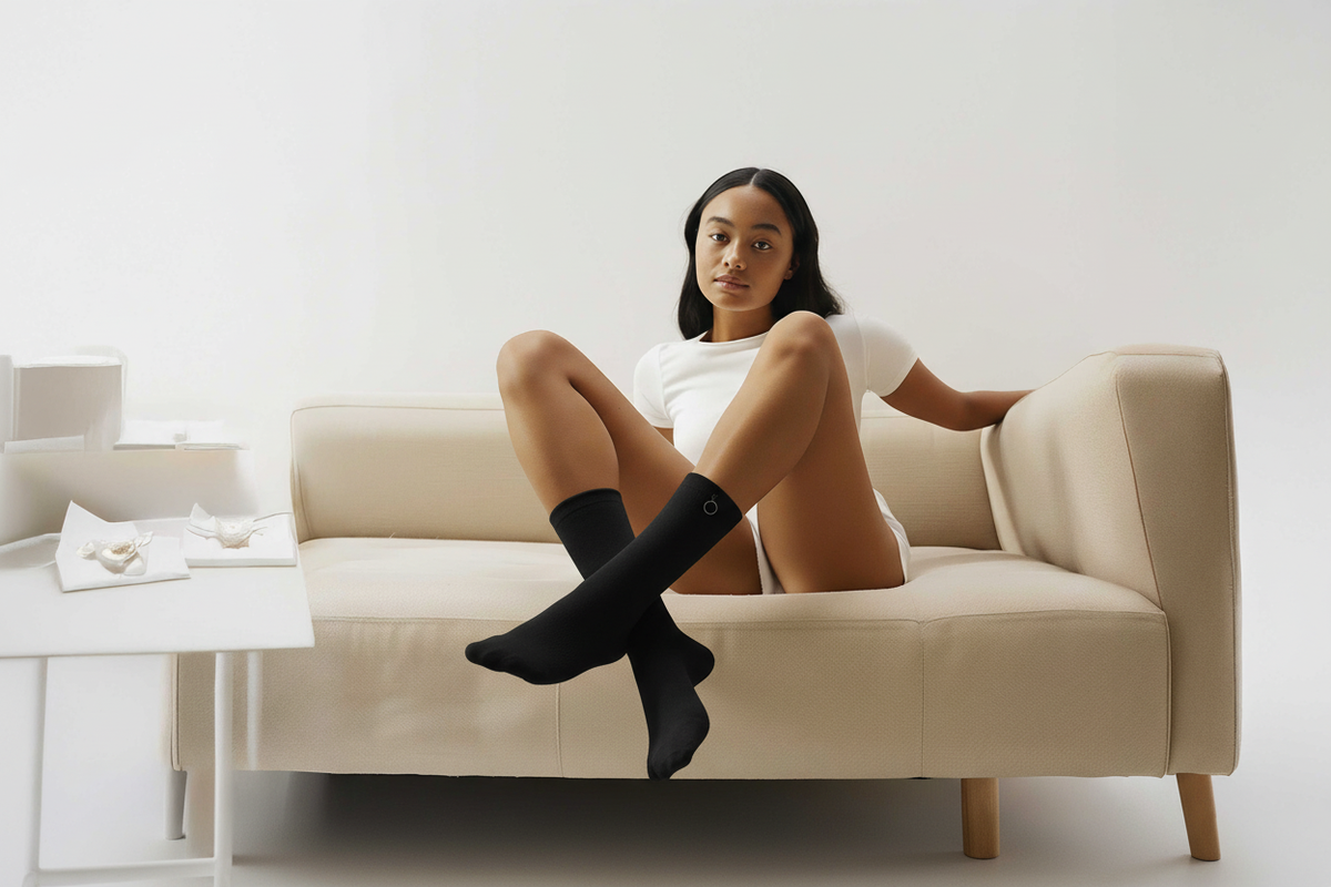 Bannière lifestyle chaussettes zip côté